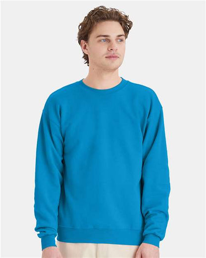 Custom Embroidered  Hanes Ecosmart® Crewneck Sweatshirt P160 Teal