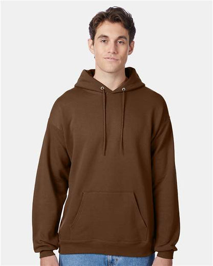 Custom Embroidered  Hanes Ecosmart® Hooded Sweatshirt P170 Army Brown