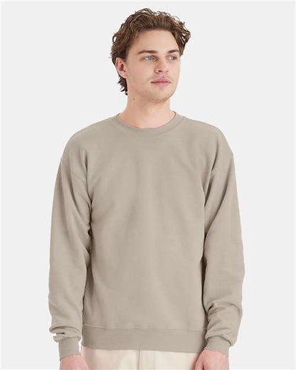 Custom Embroidered  Hanes Ecosmart® Crewneck Sweatshirt P160 Sand