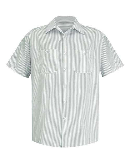 Red Kap Premium Short Sleeve Work Shirt SP20 Custom Embroidered Business Logo