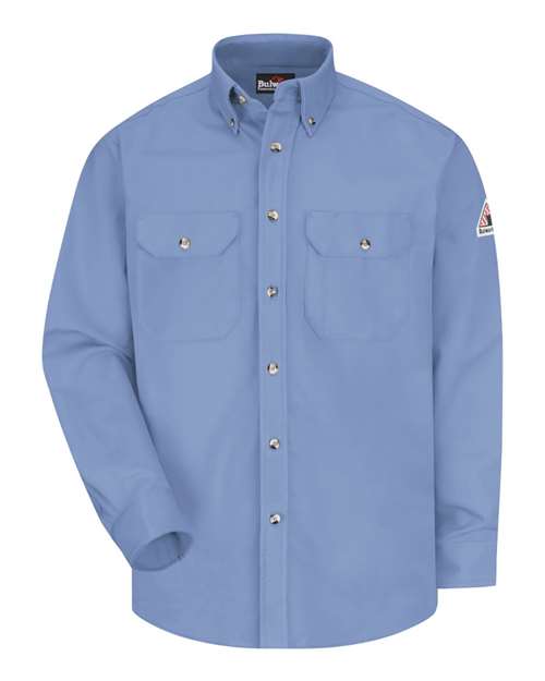 Bulwark Men's Tall Dress Uniform Shirt - Excel FR ComforTouch - 7 oz. 8624
