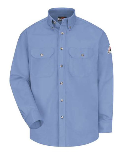 Bulwark Men's Tall Dress Uniform Shirt - Excel FR ComforTouch - 7 oz. 8624