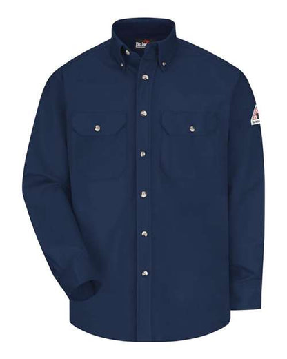 Bulwark Men's Tall Dress Uniform Shirt - Excel FR ComforTouch - 7 oz. 8624