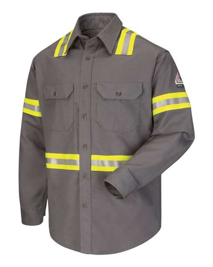 Bulwark Men's Tall Enhanced Visibility Uniform Shirt 8654