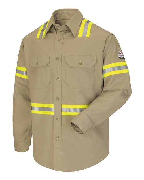 Bulwark Men's Tall Enhanced Visibility Uniform Shirt 8654