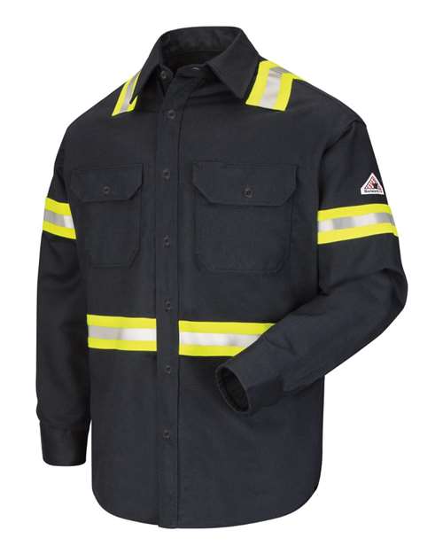Bulwark Men's Tall Enhanced Visibility Uniform Shirt 8654