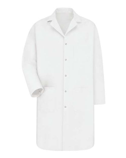 Red Kap Gripper Front Lab Coat - Tall Sizes KP18T Custom Embroidered Business Logo