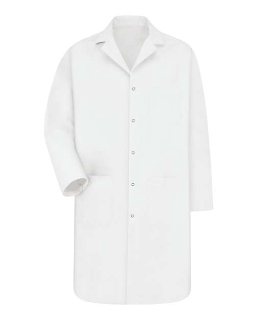 Red Kap Gripper Front Lab Coat KP18 Custom Embroidered Business Logo