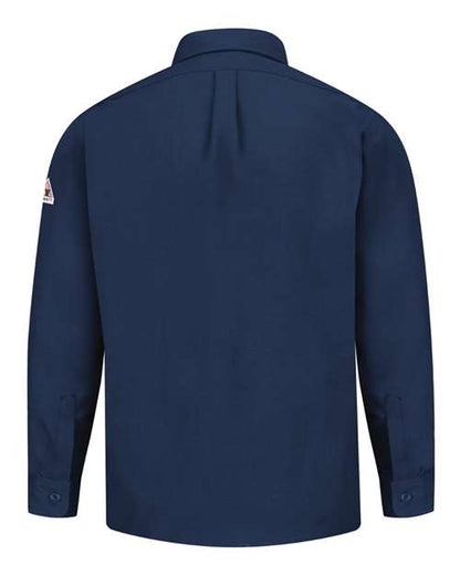 Custom EmbroideredBulwark Men's Tall Uniform Shirt Nomex IIIA 8705 Navy