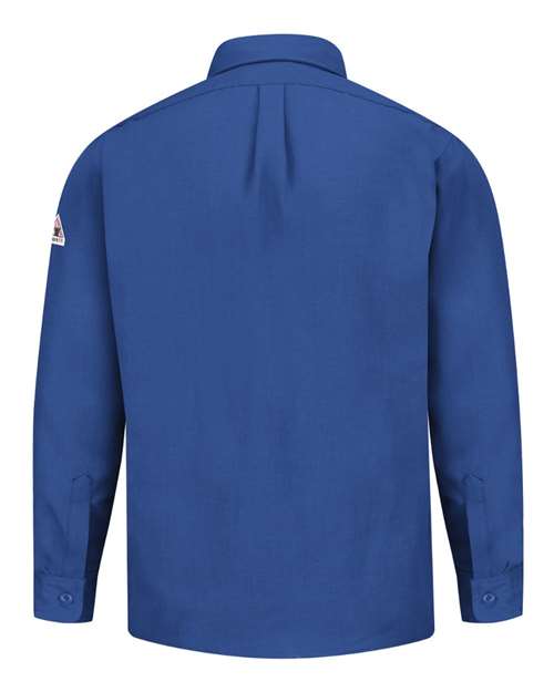 Custom EmbroideredBulwark Men's Tall Uniform Shirt Nomex IIIA 8705 Royal