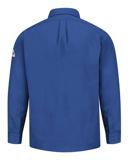 Custom EmbroideredBulwark Men's Tall Uniform Shirt Nomex IIIA 8705 Royal