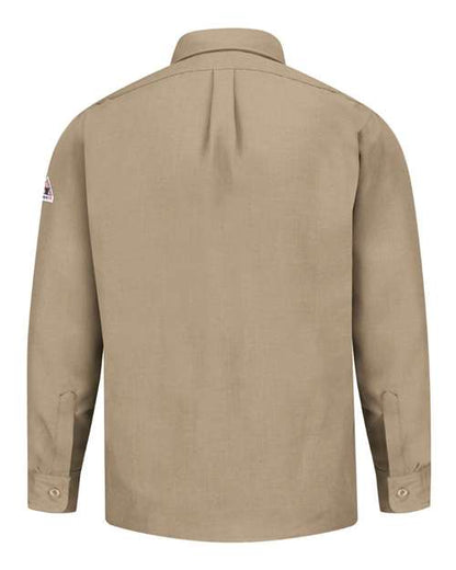 Custom EmbroideredBulwark Men's Tall Uniform Shirt Nomex IIIA 8705 Tan