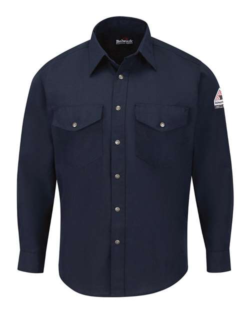 Bulwark Men's Tall Snap-Front Uniform Shirt - Nomex IIIA 4.5 oz. 8728