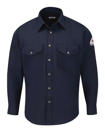 Bulwark Men's Tall Snap-Front Uniform Shirt - Nomex IIIA 4.5 oz. 8728