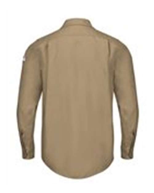 Custom EmbroideredBulwark Men's Tall iQ Series Endurance Work Shirt 8735 Khaki