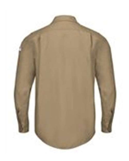 Custom EmbroideredBulwark Men's Tall iQ Series Endurance Work Shirt 8735 Khaki