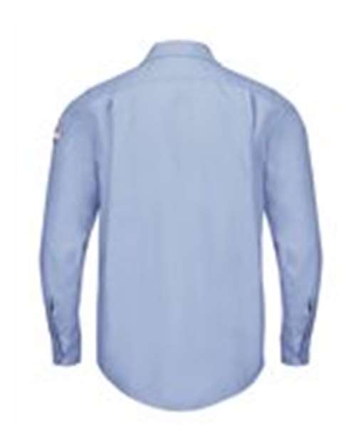 Custom EmbroideredBulwark Men's Tall iQ Series Endurance Work Shirt 8735 Light Blue