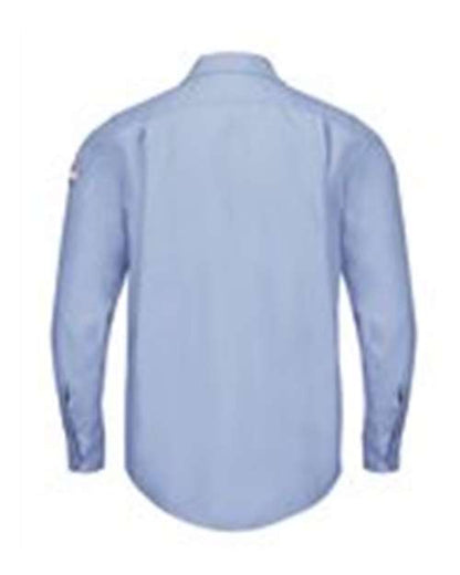 Custom EmbroideredBulwark Men's Tall iQ Series Endurance Work Shirt 8735 Light Blue