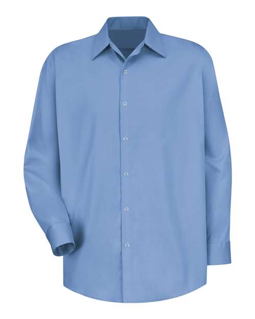 Red Kap Long Sleeve Specialized Cotton Work Shirt SC16 Custom Embroidered Business Logo