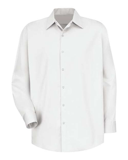 Red Kap Long Sleeve Specialized Cotton Work Shirt SC16 Custom Embroidered Business Logo