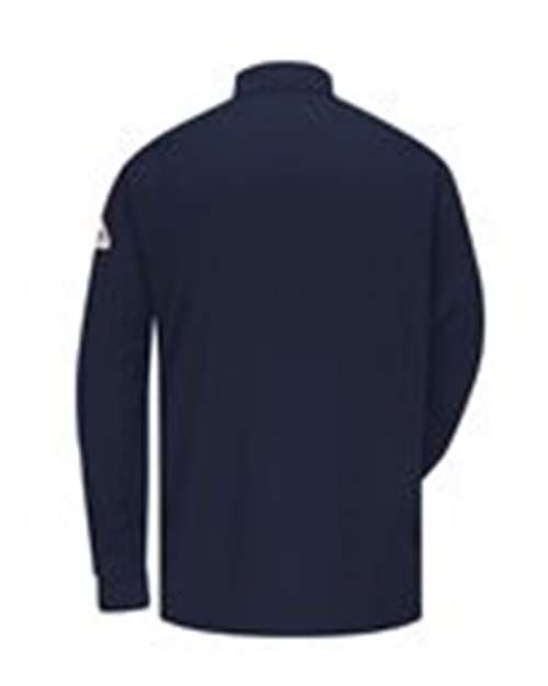 Custom EmbroideredBulwark Men's Tall Tagless Mock TurtleNeck EXCEL FR 8763 Navy