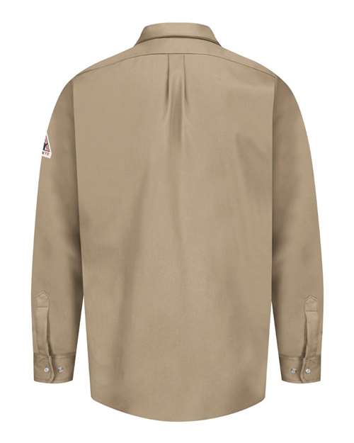 Custom EmbroideredBulwark Men's Snap-Front Uniform Shirt - EXCEL FR 8764 Tan
