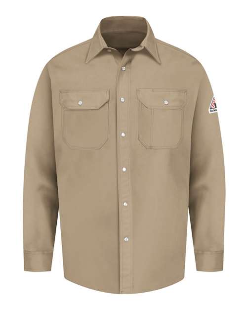 Bulwark Men's Tall Snap-Front Uniform Shirt - EXCEL FR 8765