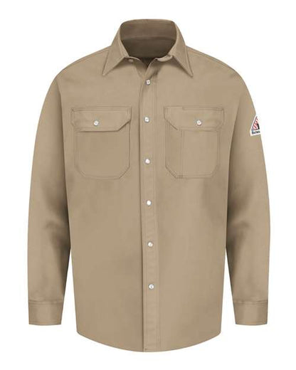 Bulwark Men's Tall Snap-Front Uniform Shirt - EXCEL FR 8765