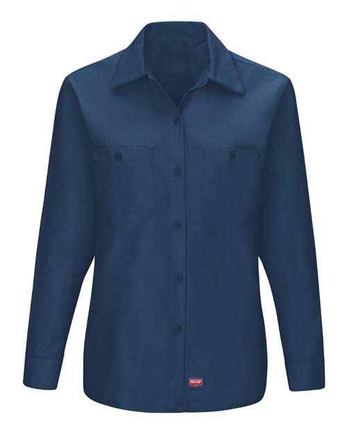 Red Kap Women's Long Sleeve Mimix Work Shirt SX11