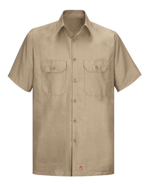 Red Kap Men's Tall Ripstop Short Sleeve Work Shirt SY60T