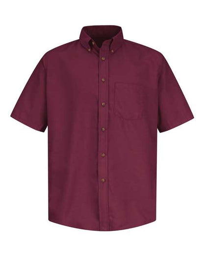 Red Kap Poplin Short Sleeve Dress Shirt - Tall Sizes SP80T Custom Embroidered Business Logo