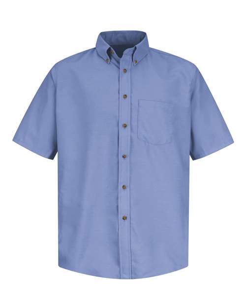 Red Kap Men's Tall Poplin Short Sleeve Dress Shirt SP80T