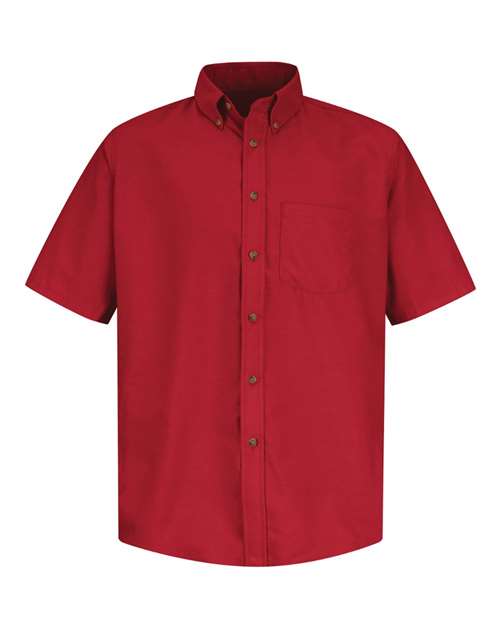 Red Kap Men's Tall Poplin Short Sleeve Dress Shirt SP80T