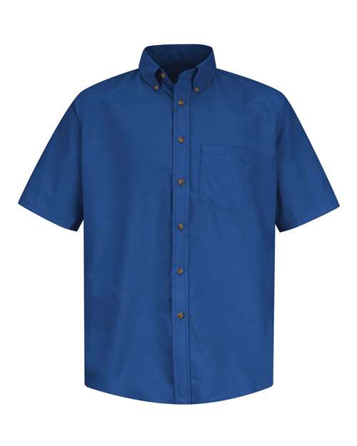 Red Kap Men's Tall Poplin Short Sleeve Dress Shirt SP80T