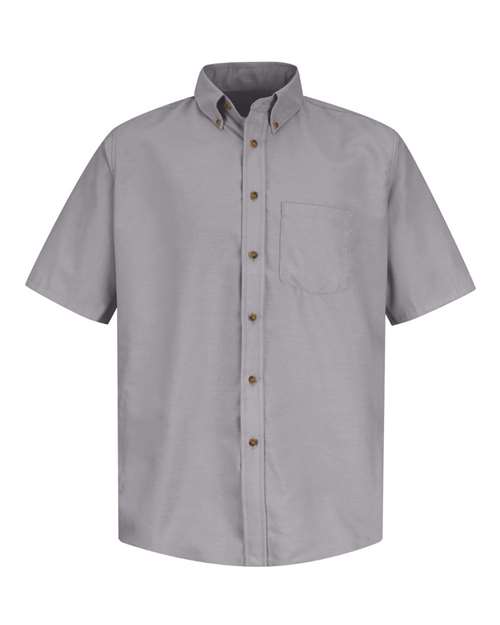 Red Kap Men's Tall Poplin Short Sleeve Dress Shirt SP80T