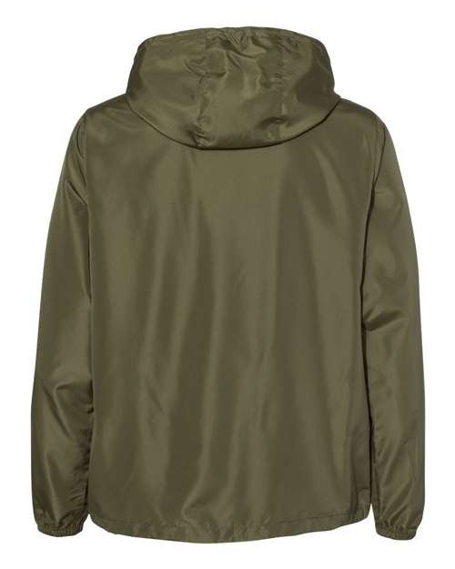 Independent Trading Co. Lightweight Quarter-Zip Windbreaker Pullover Jacket EXP54LWP Custom Embroidered Business Logo