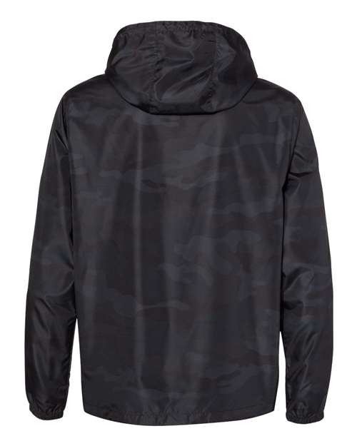 Independent Trading Co. Lightweight Quarter-Zip Windbreaker Pullover Jacket EXP54LWP Custom Embroidered Business Logo