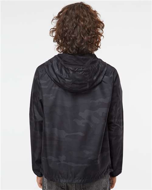 Independent Trading Co. Lightweight Quarter-Zip Windbreaker Pullover Jacket EXP54LWP Custom Embroidered Business Logo