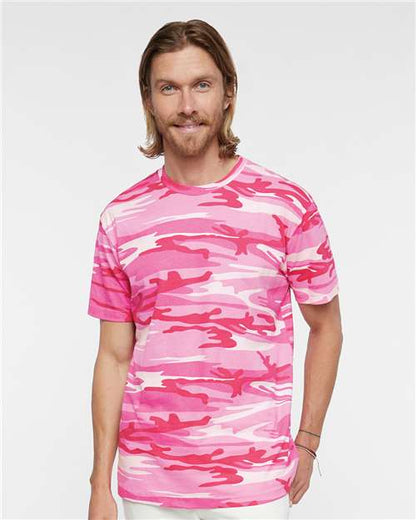 Custom Embroidered  Code Five Adult Camo Tee 3907  