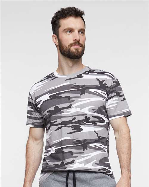 Custom Embroidered  Code Five Adult Camo Tee 3907  
