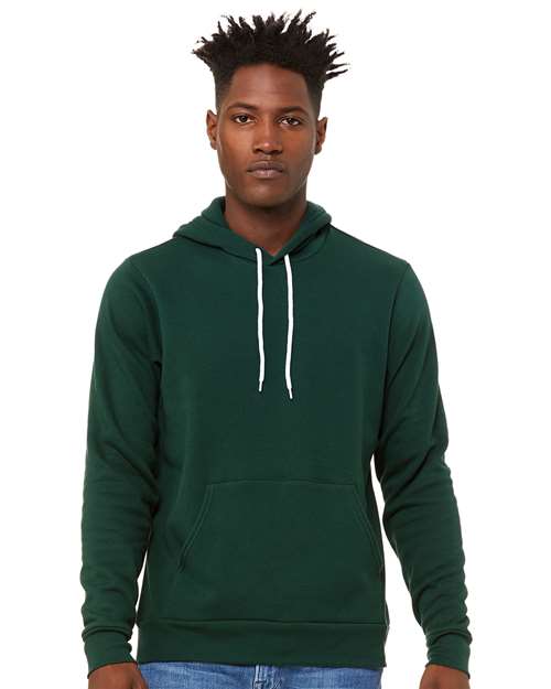 Custom Embroidered  BELLA + CANVAS Sponge Fleece Hoodie 3719 Forest