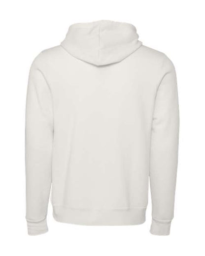 BELLA + CANVAS Sponge Fleece Hoodie 3719 Vintage White Custom Embroidered Business Logo