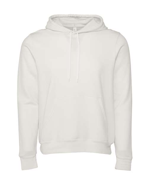 BELLA + CANVAS Sponge Fleece Hoodie 3719 Vintage White Custom Embroidered Business Logo