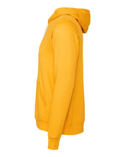 BELLA + CANVAS Sponge Fleece Hoodie 3719 Gold Custom Embroidered Business Logo