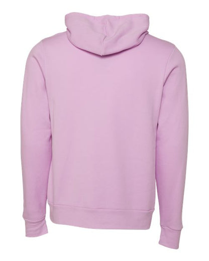 BELLA + CANVAS Sponge Fleece Hoodie 3719 Lilac Custom Embroidered Business Logo