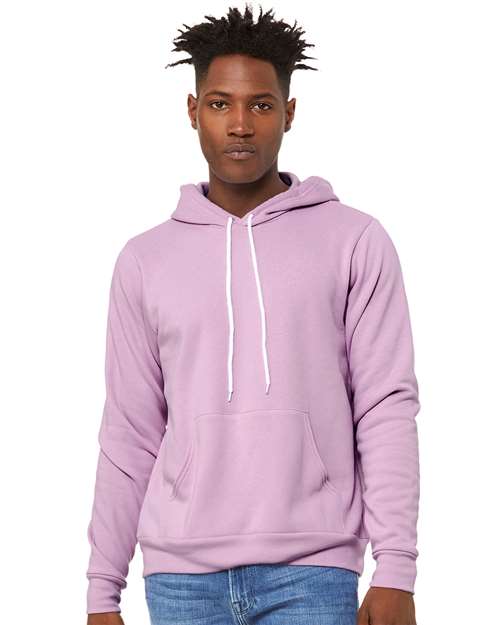 Custom Embroidered  BELLA + CANVAS Sponge Fleece Hoodie 3719 Lilac