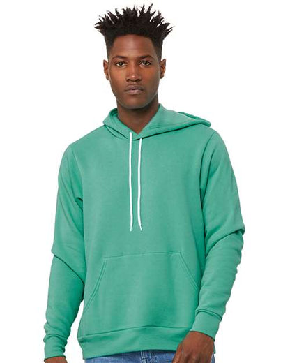 Custom Embroidered  BELLA + CANVAS Sponge Fleece Hoodie 3719 Teal