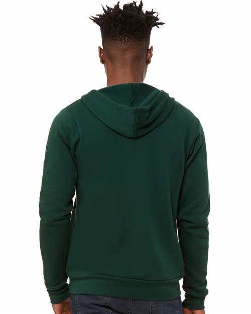 BELLA + CANVAS Sponge Fleece Full-Zip Hoodie 3739 Forest
