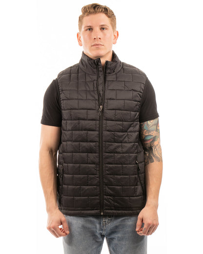 Burnside Adult Box Quilted Puffer Vest 8703BU