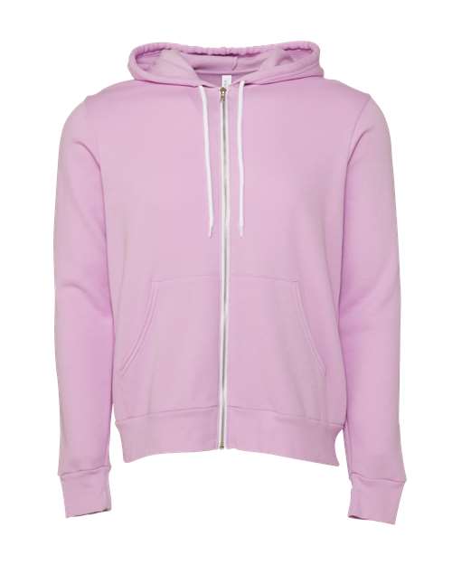BELLA + CANVAS Sponge Fleece Full-Zip Hoodie 3739 Lilac